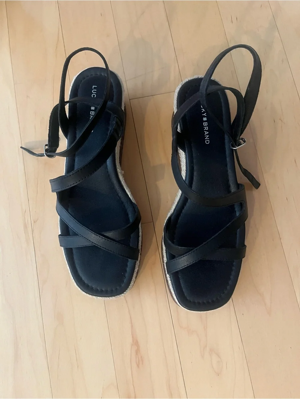 Lucky Brand black strappy